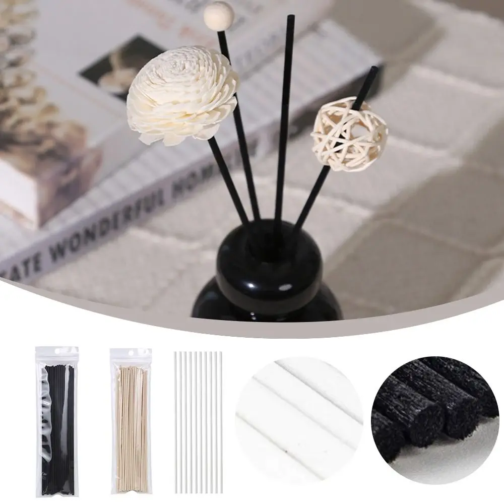 10PCS/Bag Long-lasting Fiber Sticks Diffuser Slowly Volatile Refreshing Sleep Essential Oil Diffuser 20/30cm Fragrance Diffused