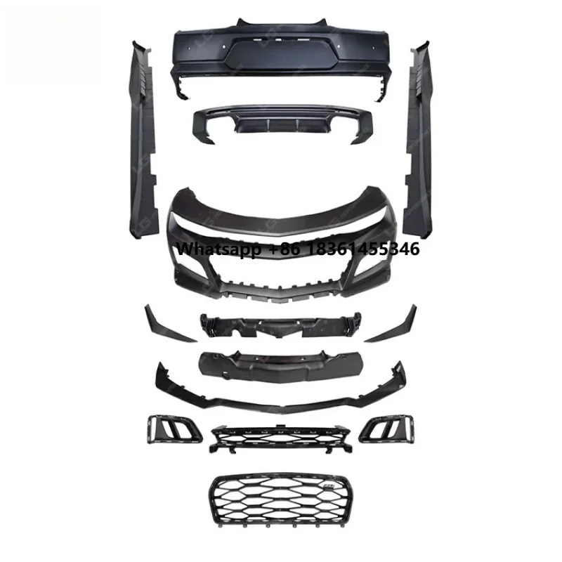 

Product Auto Parts ZL1 Style Full Set Body Kit Front Bumper Rear Bumper Front Lip Rear Diffuser Side Sk