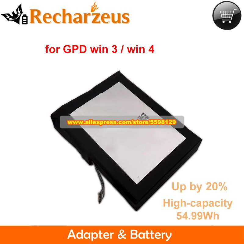 New High-Capacity AEC555779-3S1P Battery 565774-3S 4545165-3S 6438132-2S for GPD WIN3 WIN4 WIN 2/3/4 Max Handheld Gamepad PC