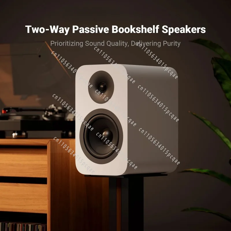 Fosi Audio SP601 6Ω 160W Bookshelf Speaker Hi-Fi Audio for Home Theater ，Desktop Computer