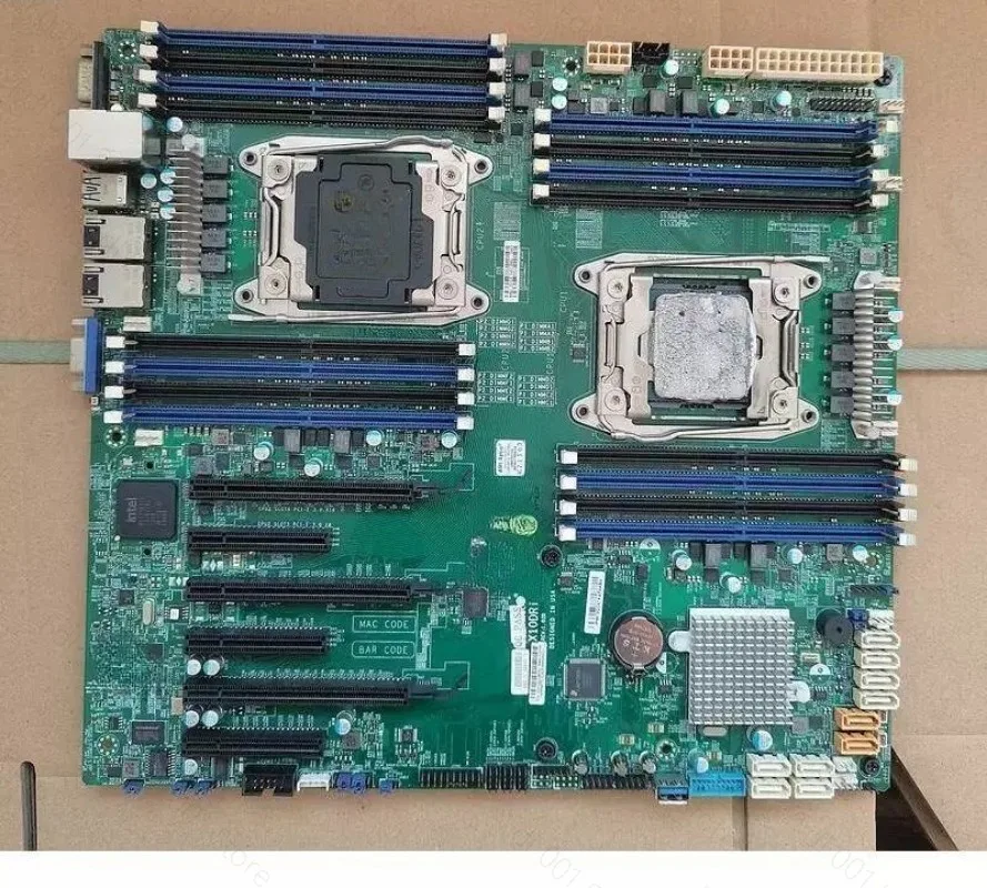 Supermicro X10DRi Dual LGA2011 Server Motherboard C612 Chipset |Supports E5-2600 V3/V4 CPUs 16x DDR4 Slots | I/O Shield Included