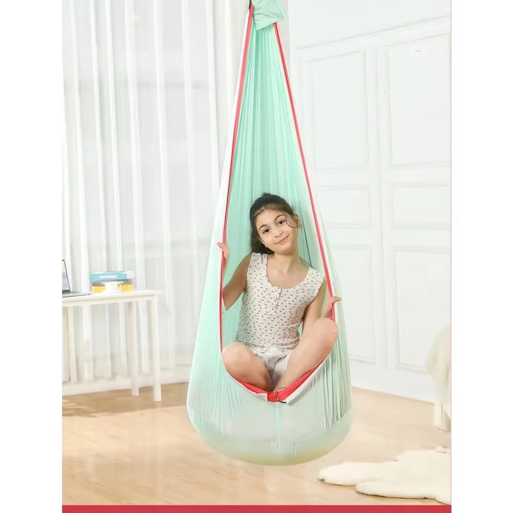 Indoor therapy swings are great for children with autism, ADHD, sensory processing disorder, and autism hammock chair