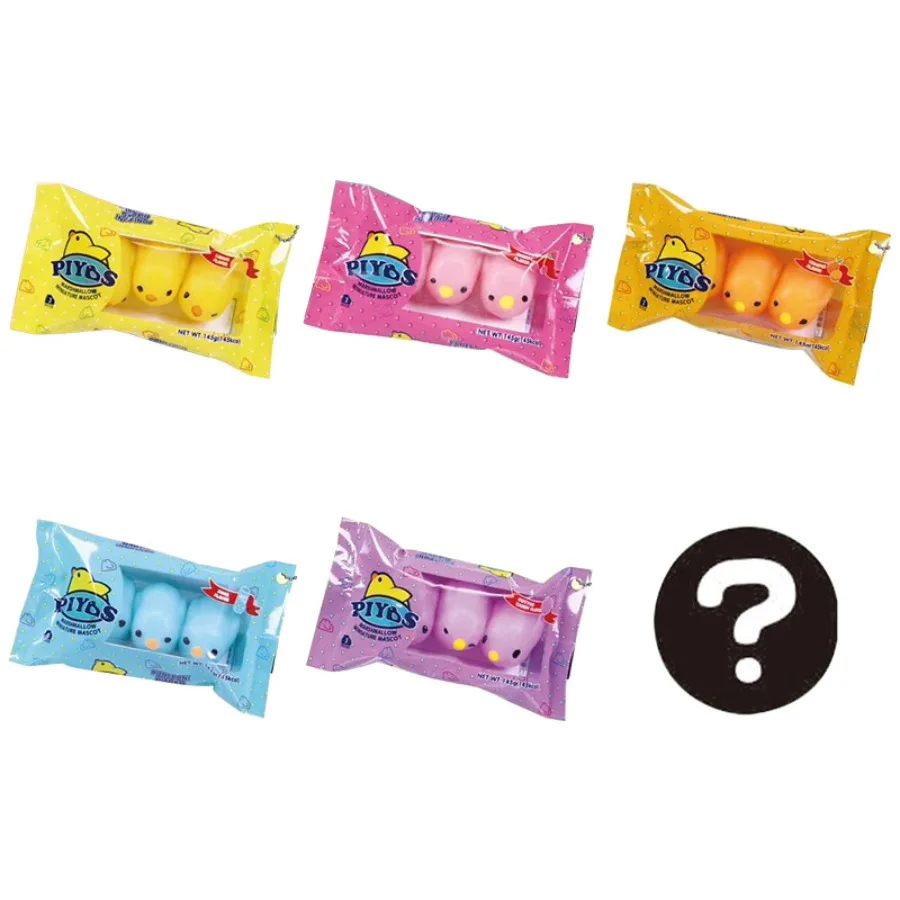 

New Original J.Dream Gashapon Chick Soft Candy Squishy Mini Anime Cartoon Miniature Pendant Blind Box Birthday Gift Trendy Toys