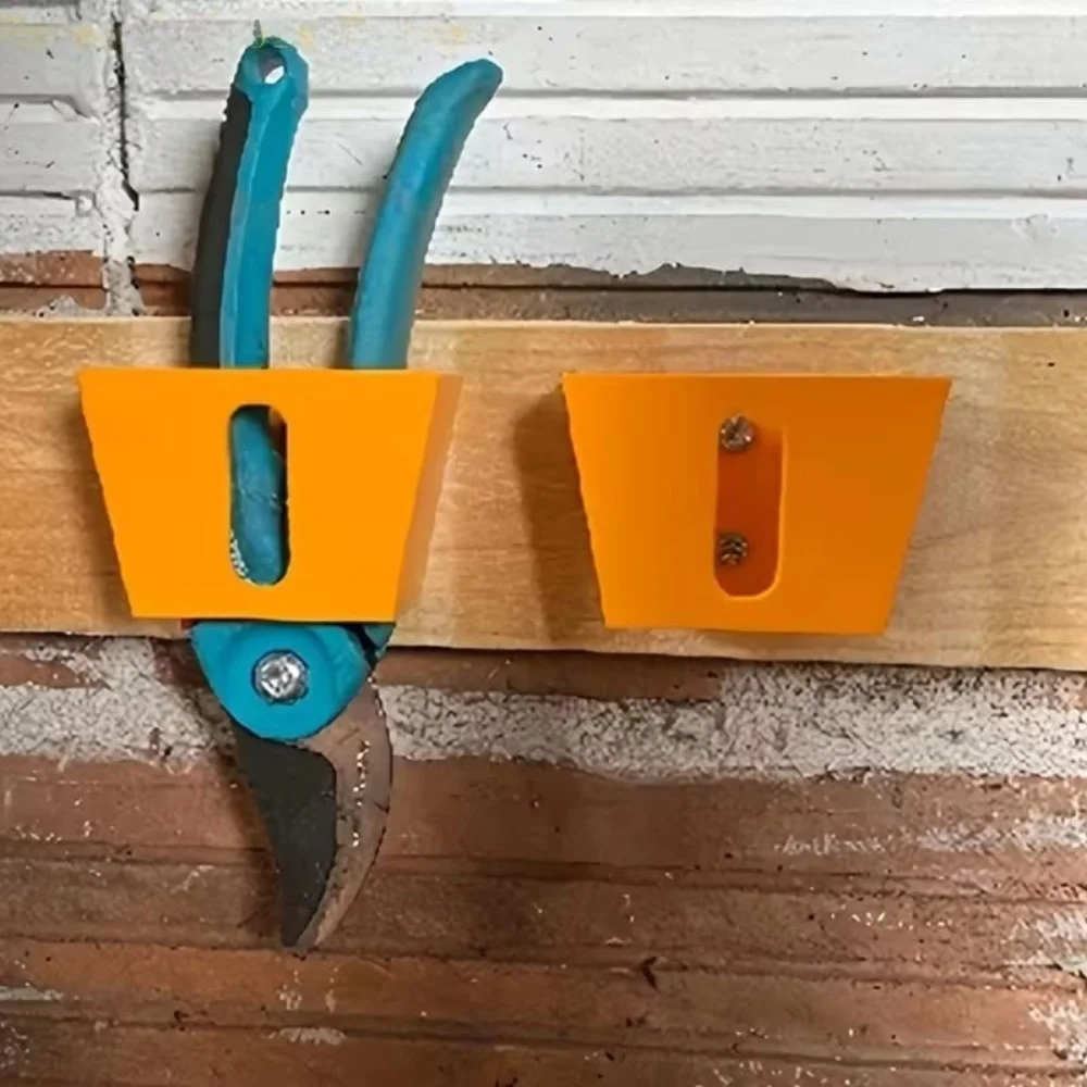 Wall Mounted Tool Holder Bracket Lightweight Mounting Holes Wall Tool Holder Open Front Slot Workbench Organization Tool