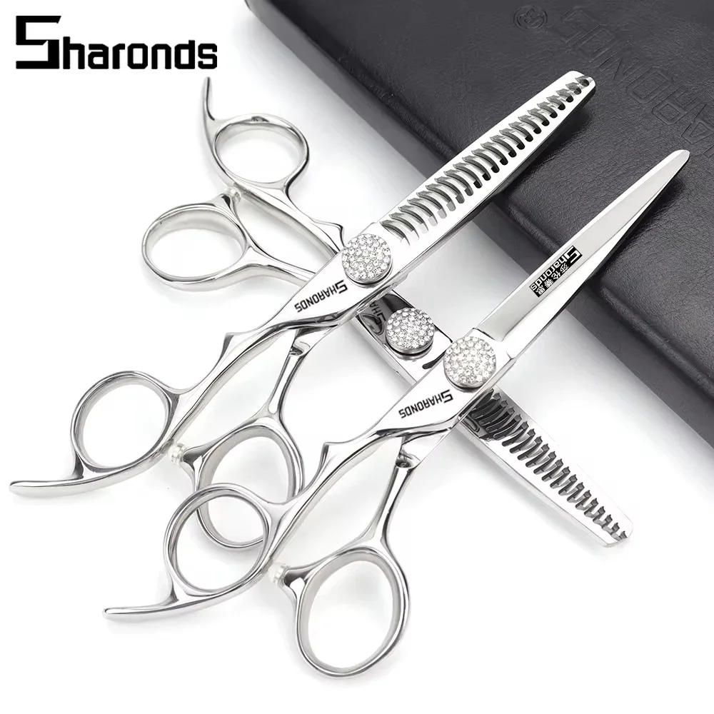 SHARONDS Professional Hairdressing Scissors Hairdresser Dedicated Clippers 440C Japanese Steel Barber specialized Hair Scissors