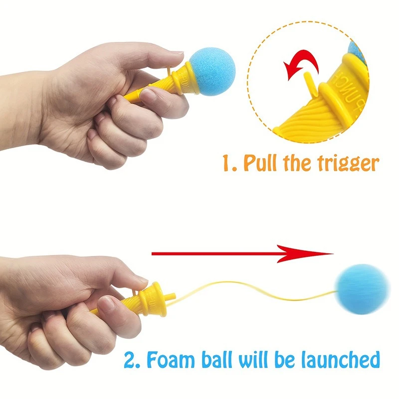 20/10/5Pcs Mini Ice Cream Shooters Colorful Sponge Ball Goodie Bag Filler Christmas Gifts Home Festival Party Games Supplies 5
