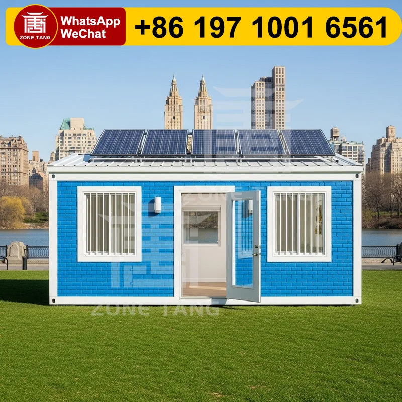 

Small House Toilet Customize Pattern Prefab Home Durable Container Buildings Customize Color Beautiful Container Houses Folding