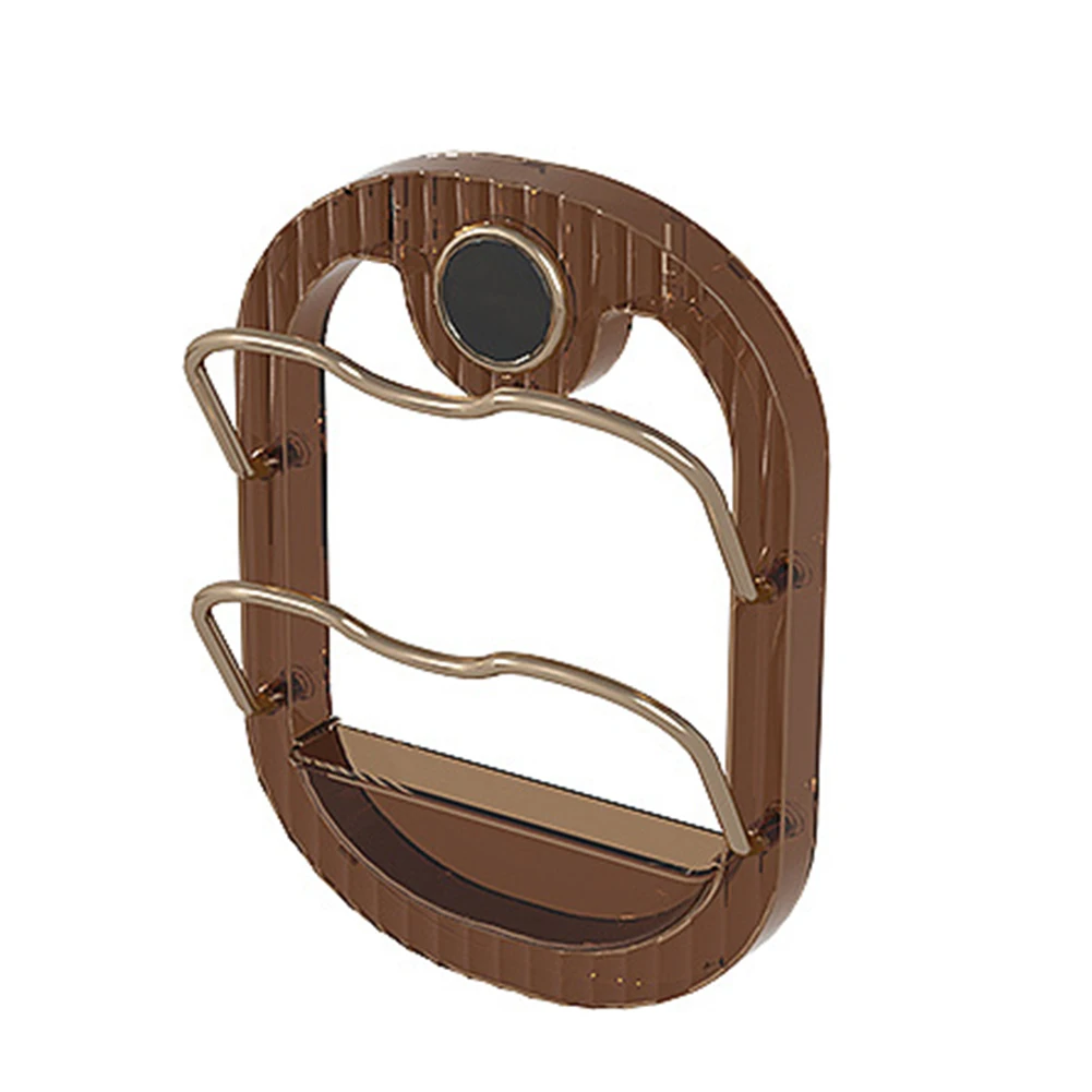 Organizador de tampa de pote de montagem na parede Rack organizador de tampa de pote sem BPA para porta de armário