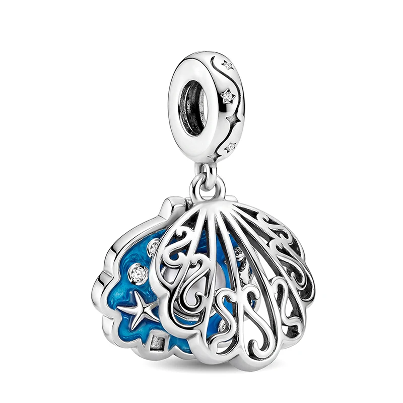 925 Sterling Silber Exquisite Niedliche Himmel-Land-Meer-Tier-Serie Charm-Anhänger für Armbänder DIY Hochwertiger Damenschmuck – Detail 39