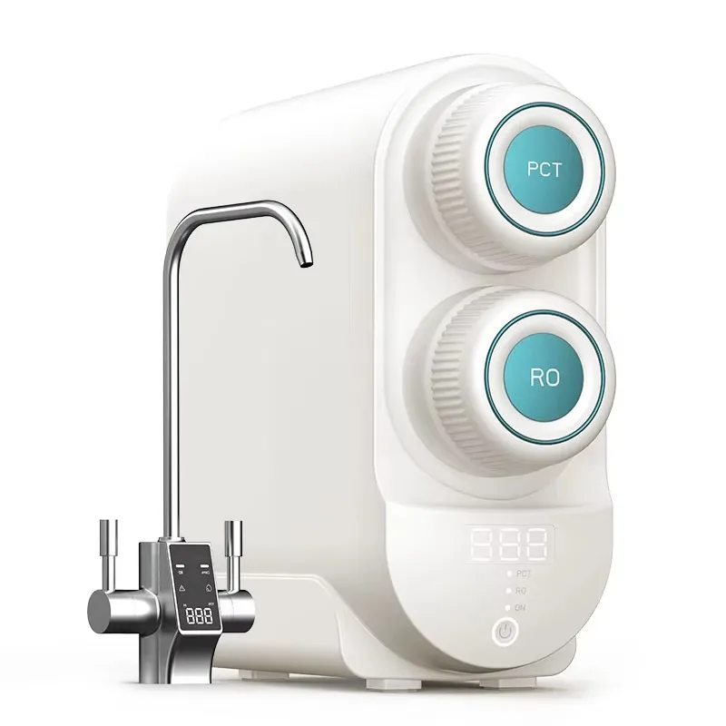 Electric Household 800GPD Under Sink with Filter Element Plastic Tankless Reverse Osmosis System Water Purifier