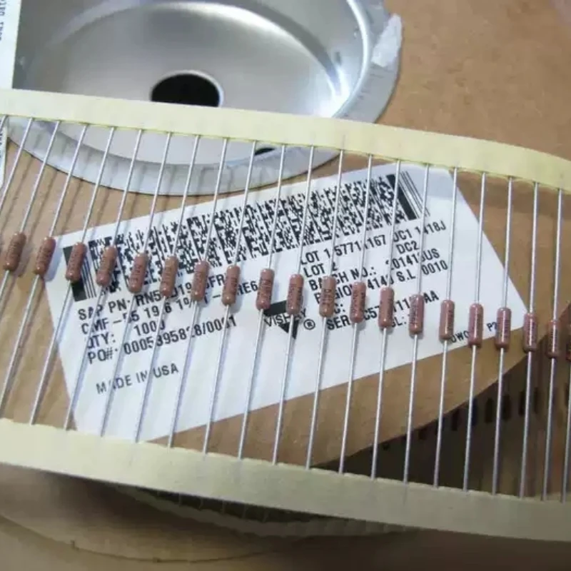 VISHAY-DALE 19.6R 19R6 resistor RN55D 1/4W 0.25W direct generation 20R made in the United States