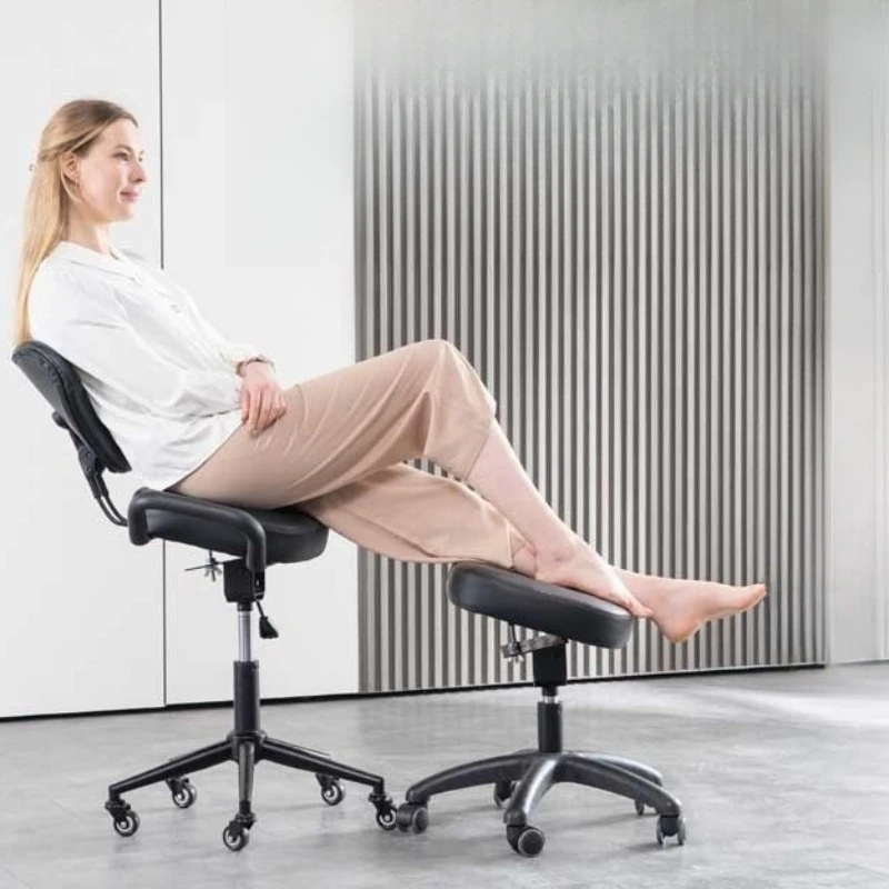 Multi-functional Sofa Foot Stool Correction Chair Foot Stool Shoe Changing Stool Computer Chair Adjustable Leg Ottoman