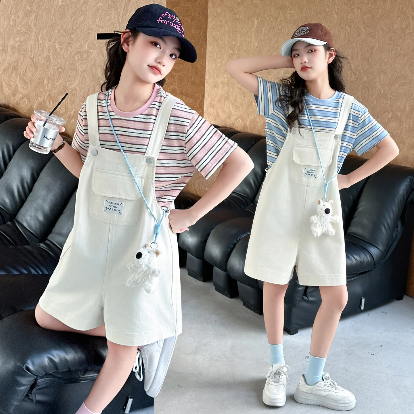 Nieuwe babyriemshorts overall - Baby Overall Denim recensie en prijs
