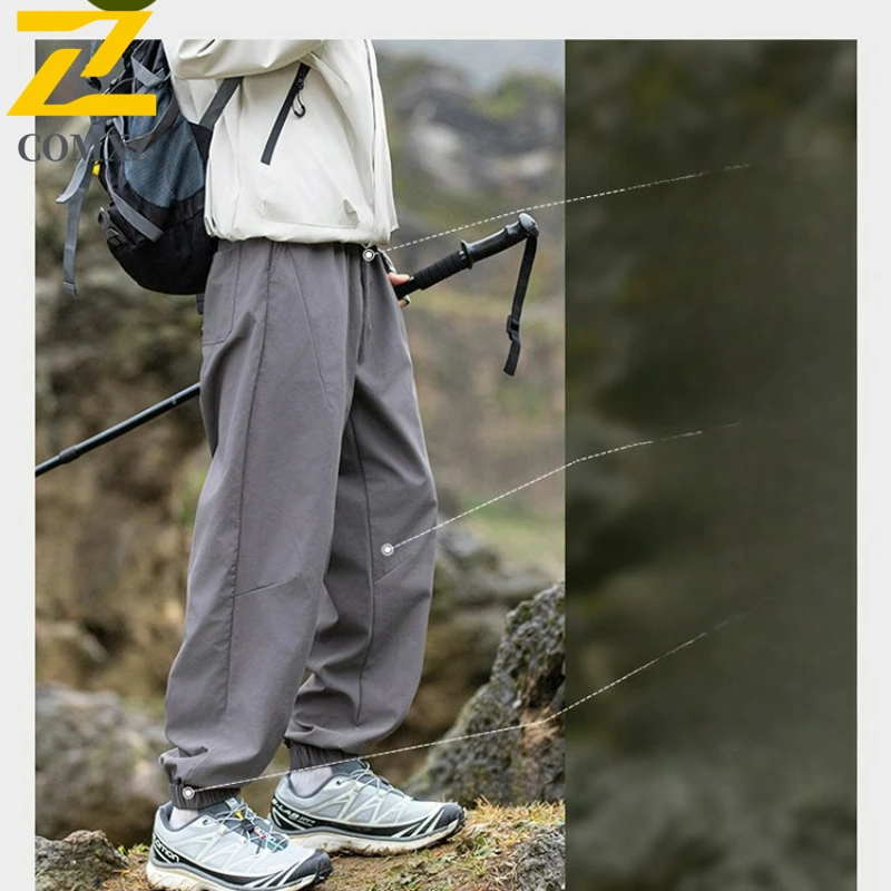 Men's Cargo Trousers 2025 New Autumn Relaxed Street Workwear Trousers Utility Camping Adventure Comfort Breathable Pants