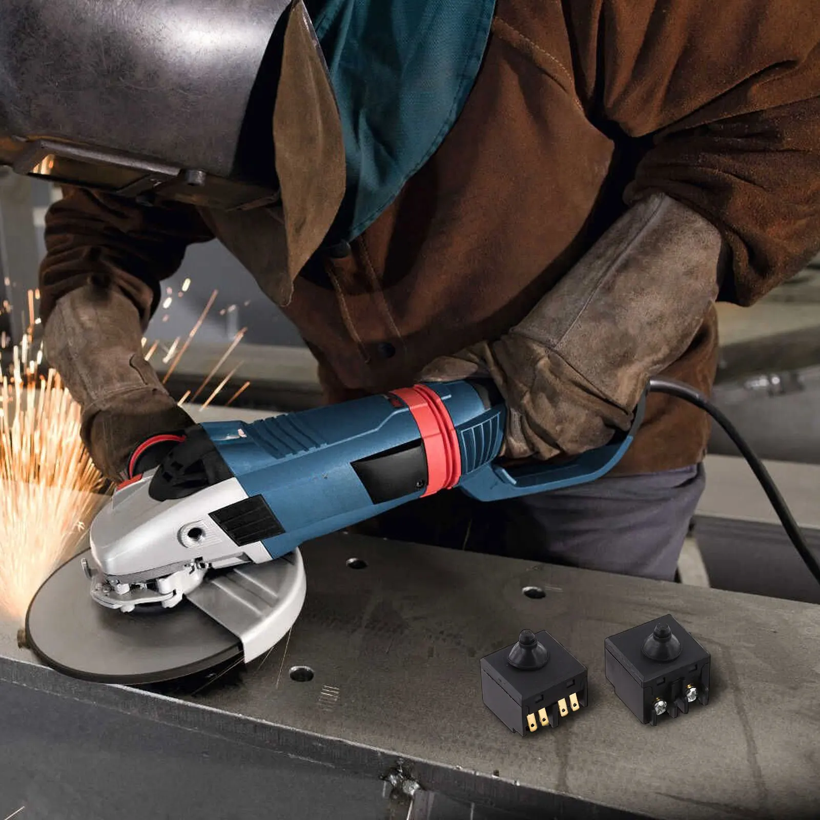 

High Quality Angle Grinder Angle Grinder Switch Switch Power Tools Workshop Equipment Popular Replacement Stylish 2pcs