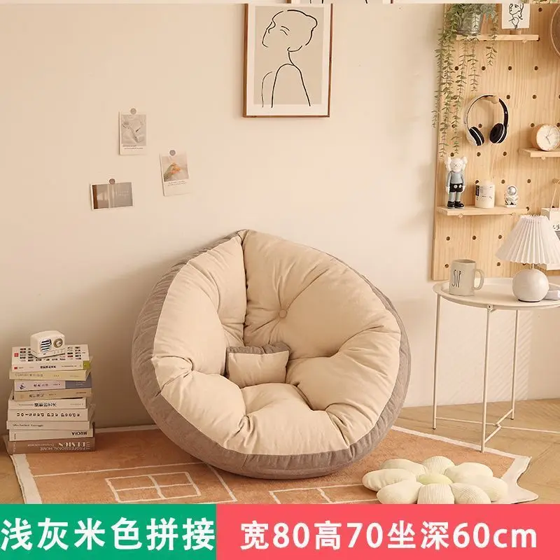 وسادة مقعد بمسند ظهر على الأرض من حصير التاتامي، أريكة صغيرة متكاملة لغرفة النوم السميكة #6