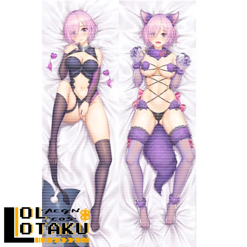 FGO Mash Kyrielight Dakimakura Fate Grand Order Anime Sexy Pillowcase Hugging Full Body Pillow Case Cushion Cover Bedding Decor