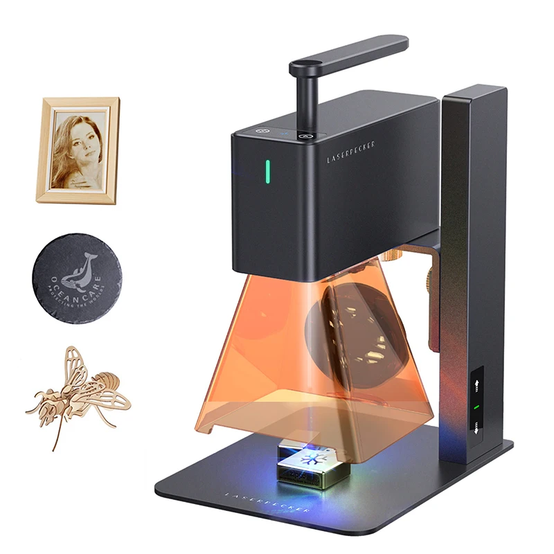 

Mini la ser engraving machine las er pecker2 leather wood acrylic potable la ser engraver