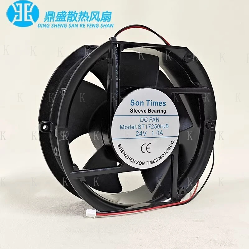 C  FOR  SonTimes ST17250H2B DC24V 1.0A 17CM 2-Wire High Airflow Cooling Fan