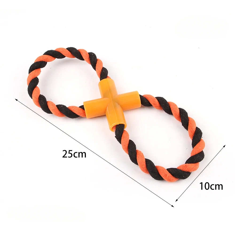 Halloween Dog Toys for Small Dogs Knot Cotton  Rope Ball Dumbbell Puppy Cleaning Teeth Chew Toy Durable Braided Bite Resistant