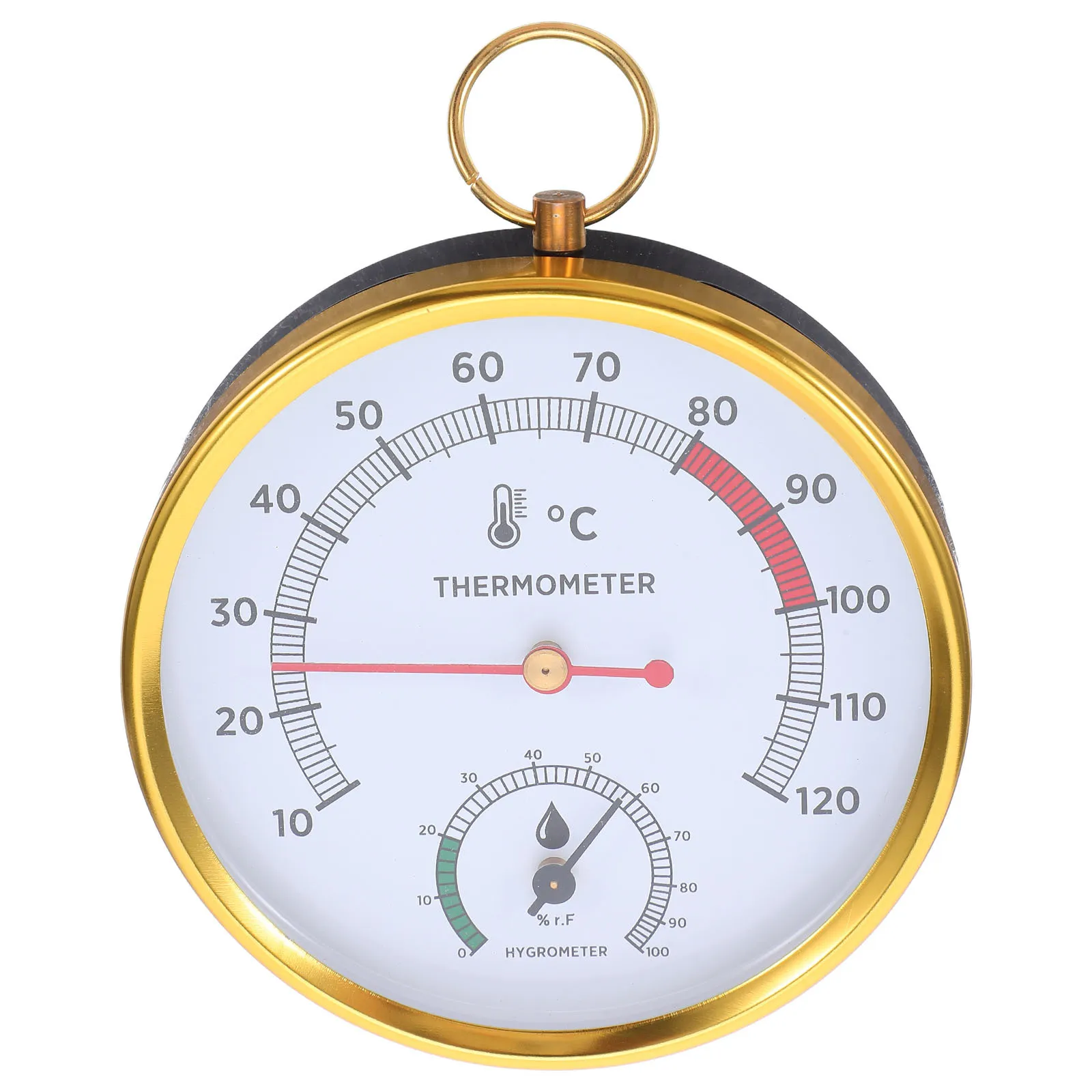 

Sauna Thermometer Hygrometer 10-120℉ 0-100% Rh High Temp Resistance For Steam Room Spa Temperature Humidity Monitor Sauna