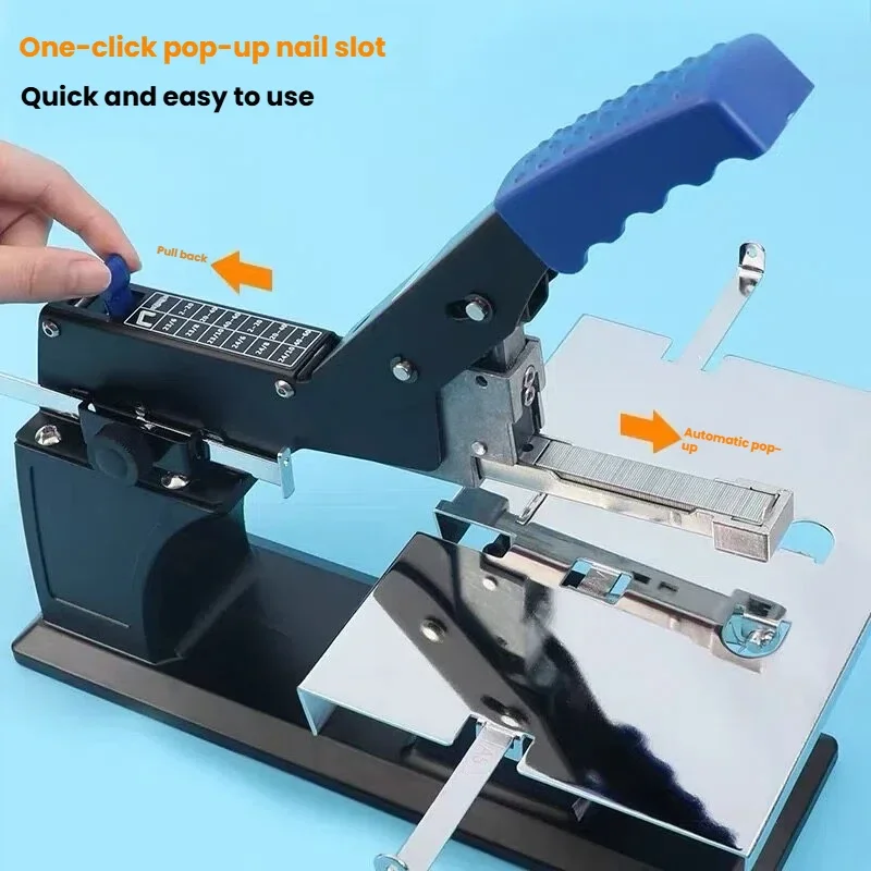 Hand‑Press Saddle‑Stapling Implement Heavy‑Load Staple‑Unit for Print‑Shop‑Booklet‑Flyer‑Brochure‑Middle‑Stitching Assignments