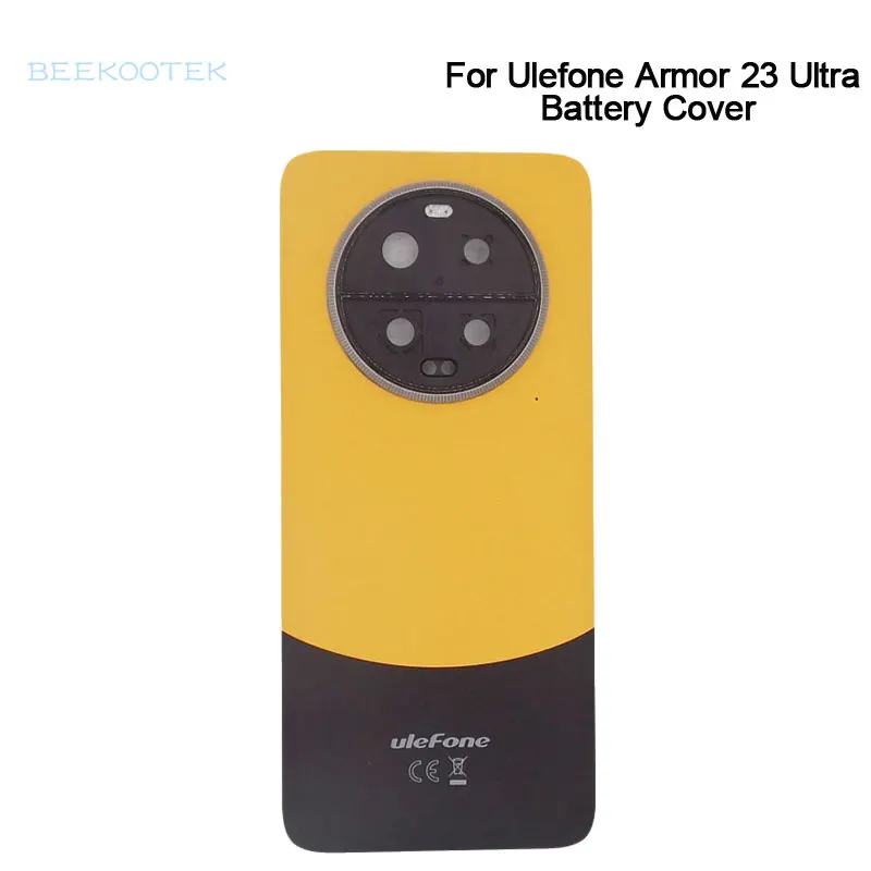 New Original Ulefone Armor 23 Ultra Battery Cover Back Cover Rear Camera Lens With Adhesive For Ulefone Armor 23 Ultra Phone