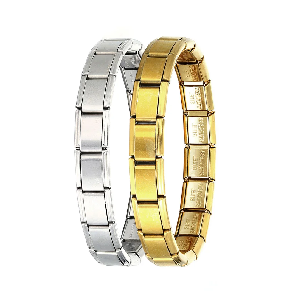 1 pz moda 20*9mm larghezza donna uomo gioielli colore argento bracciale in acciaio inossidabile braccialetto maschio femmina partito accessori