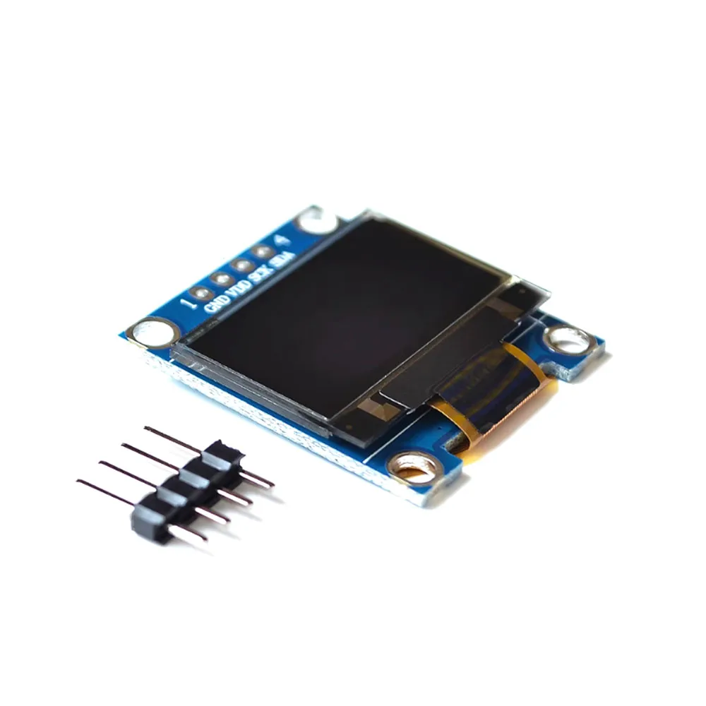 0.96 インチ青白イエローブルーデュアルカラー IIC 通信 OLED ディスプレイモジュール 51 マイクロコントローラー SSD1315