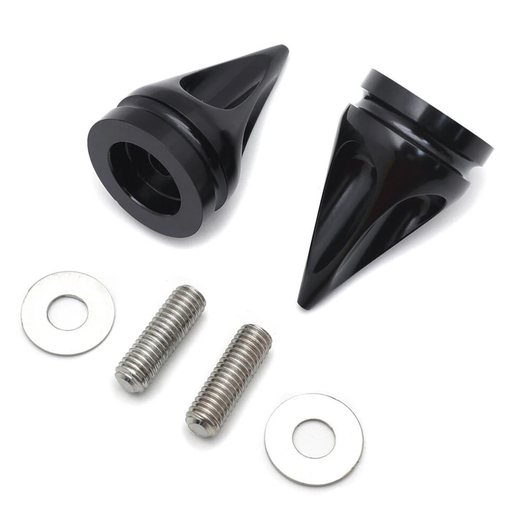 Accessories for Motorcycles Kawasaki ZX600/ZX6/636/ZZR600/ZX6R/ZX6RR 1987 - 2007 Black Aftermarket Pair Cone Handle Bar End