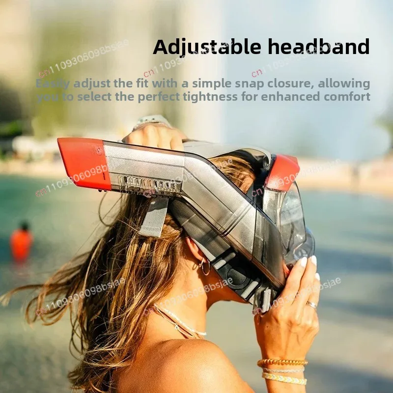 Snorkeling mask diving goggles adult anti-fog mask full dry snorkel equipment