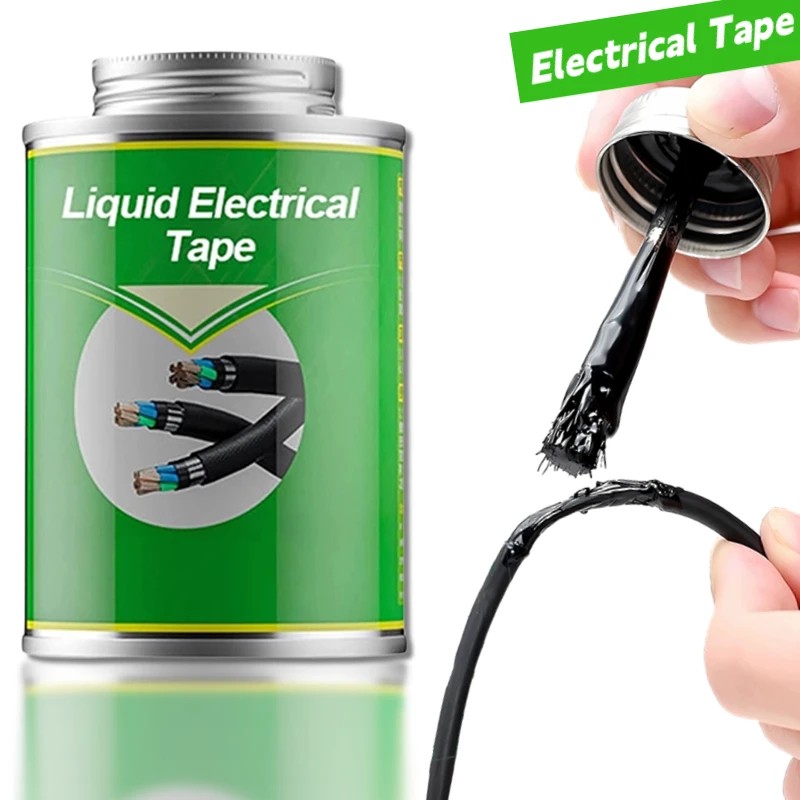 Vloeibare Elektrische Tape 100/260Ml Isolatieband Reparatie Rubber Elektrische Draad Kabel Vast Lijn Lijm Vloeibare Isolatiepasta