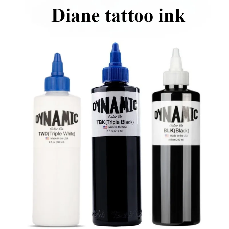 Dayanne TBK Totem Tattoo Color Black Ink Pigment Cut Line Hit Fog Tattoo Triple Black Professional Tattoo Ink Accessory Tool New