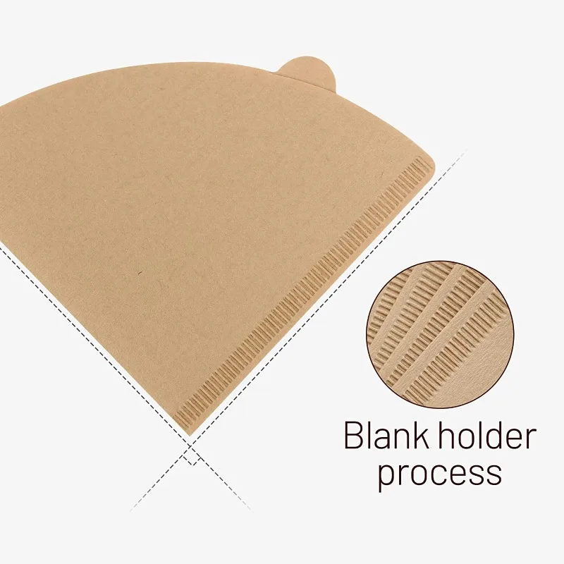 Wholesale Coffee Filter Paper Office Use Coffee Maker Brown Disposable Coffee Paper Filters