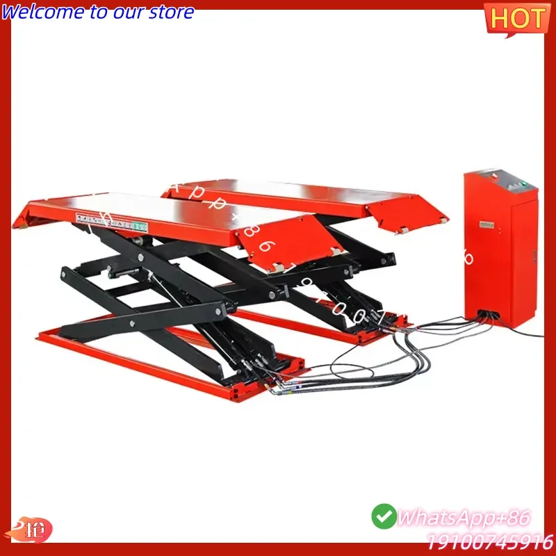 2026Hot Heavy Ultra Thin Small Scissor Mobile Car Repair With 3.5 Ton Capacity for Auto Maintenance and Repair Equipment