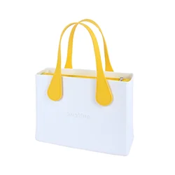 Nuovo stile Casual Obag borsa a tracolla in silicone da donna di grande capacità borsa a tracolla a tracolla borsa da spiaggia piccola quadrata