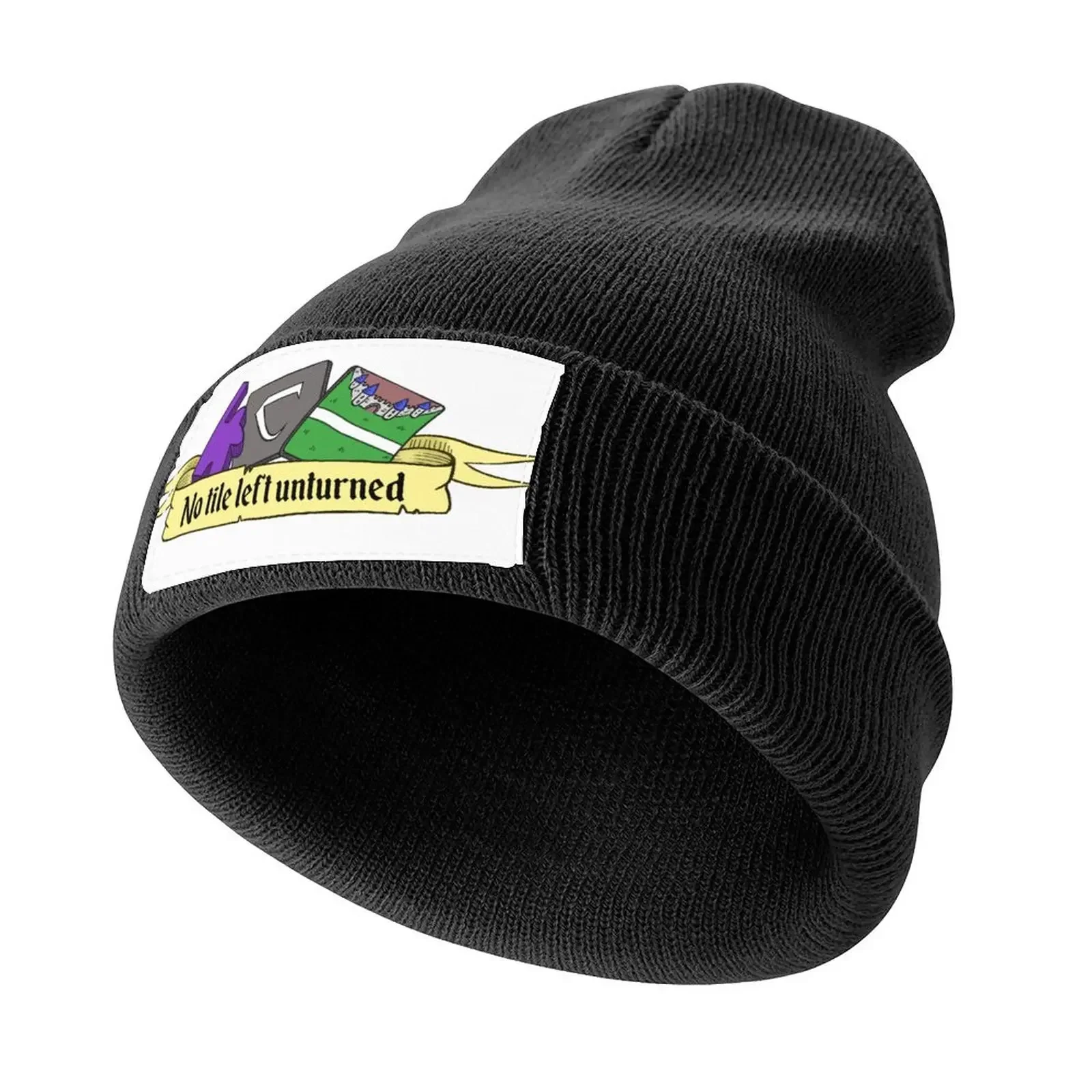 Carcassonne - No tile left unturned Knitted Cap Brand Man cap Visor Women's Golf Clothing Men's