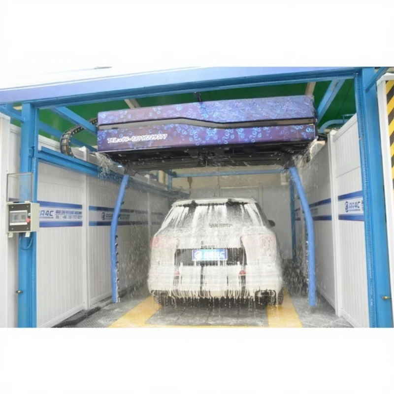 Industrial Double Arm Touchless Automatic Car Washer With 12kW Water Pump And Drying Fan