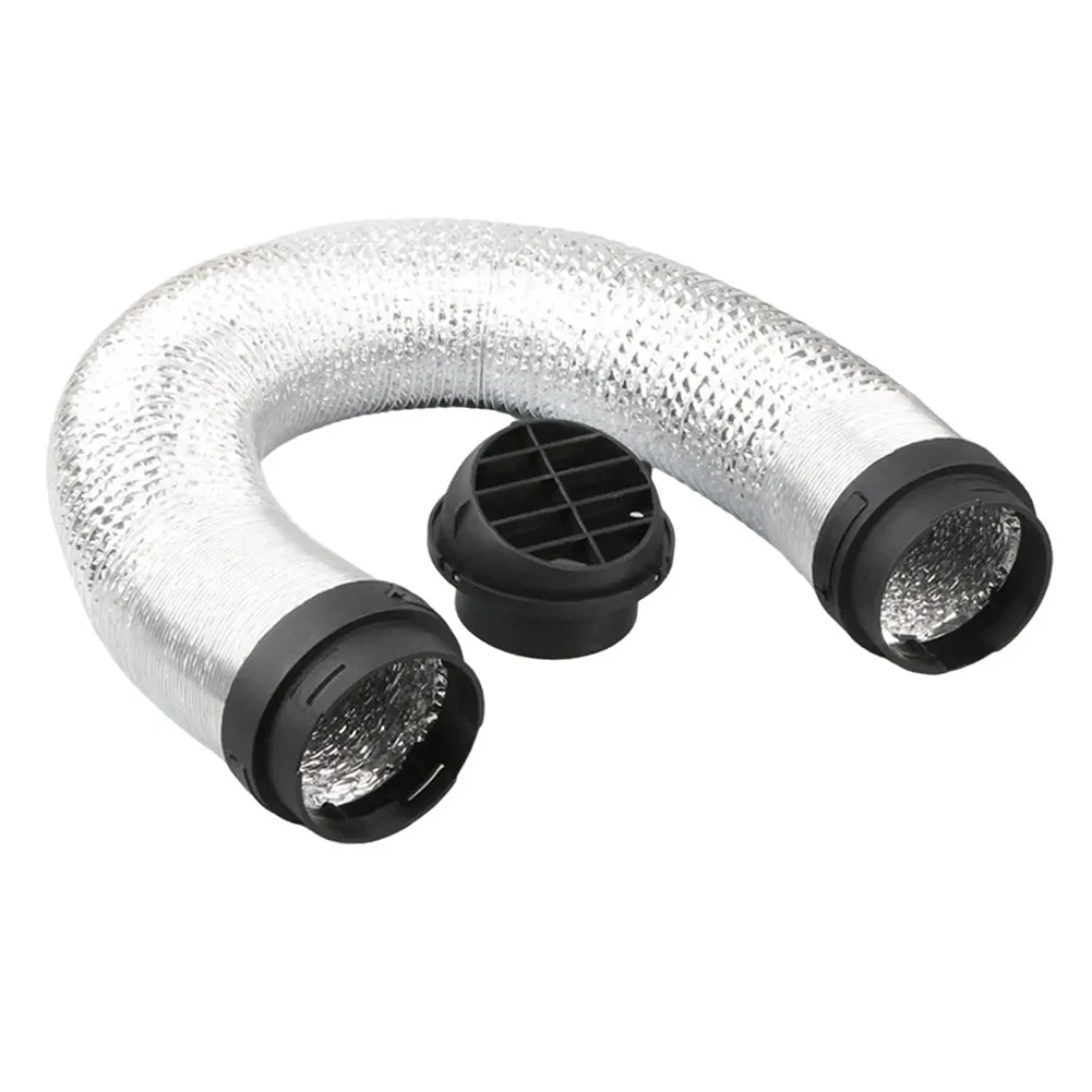 Sleek Aluminum Foil Design of the 75mm Diesel Heater Duct Ensures Efficiency Under High Temperature Conditions