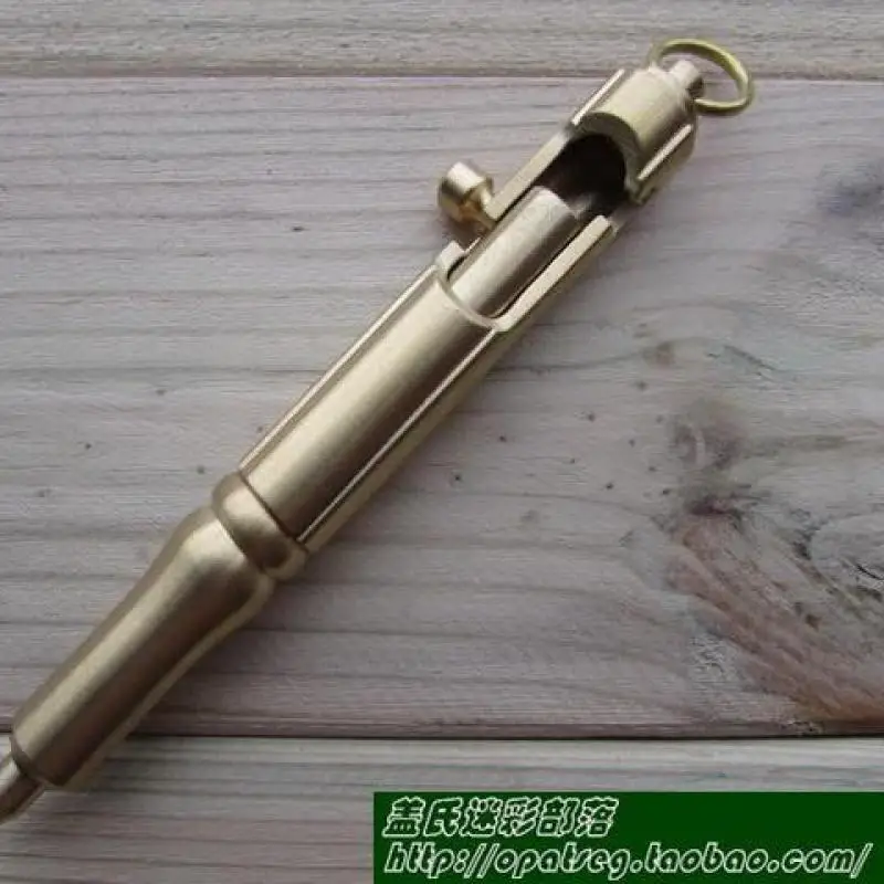 1Pc New High Quality Brass Edc Signature Pen Outdoor Portable Tactical Pen