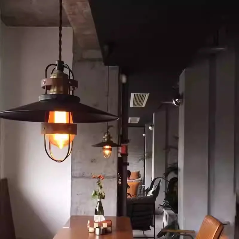 Lámpara de restaurante Retro Edison, lámpara de Bar clásica americana, cafetería, Bar, estilo Industrial, foco japonés