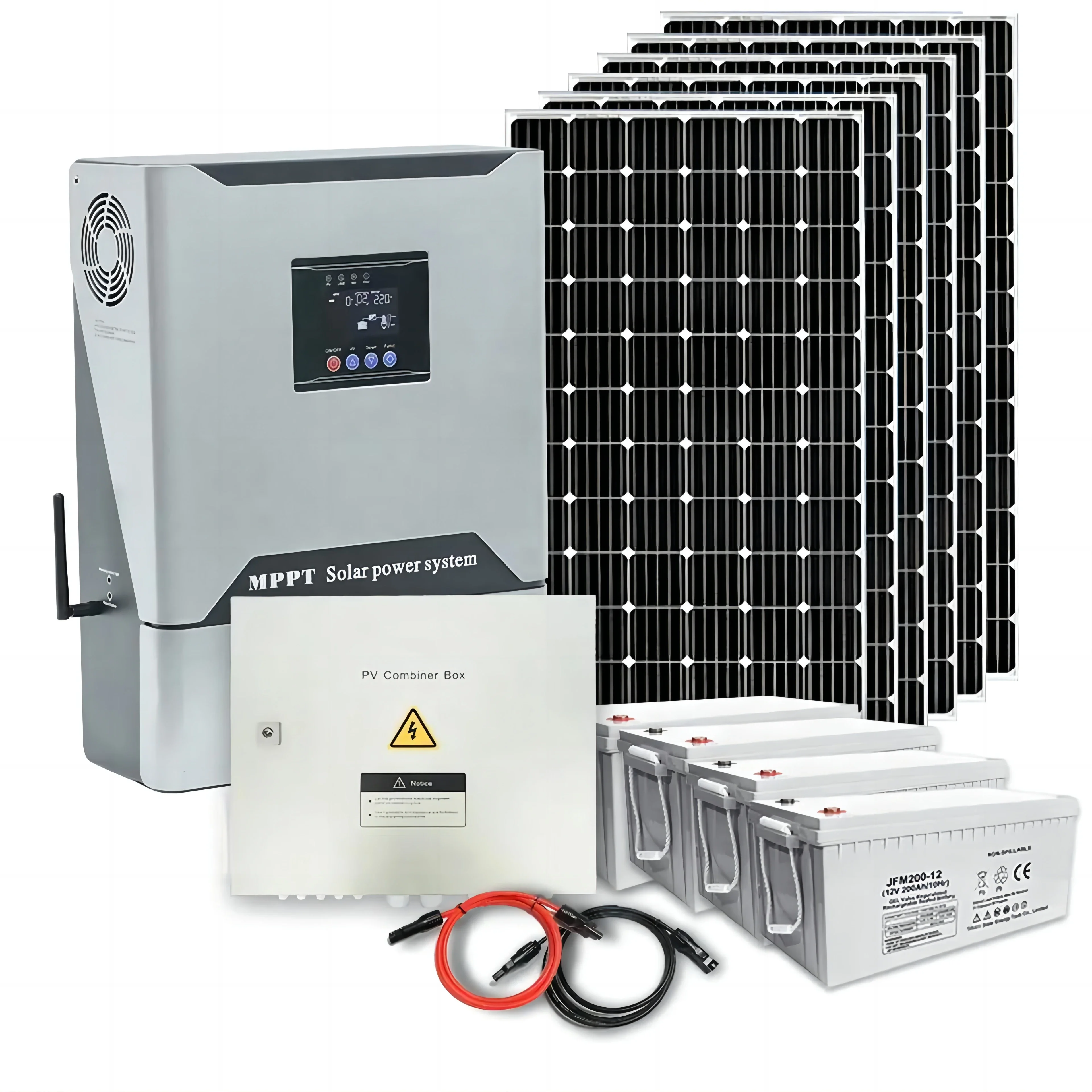 Solar off-grid solar system 5kw 2kw 10kw 3kw off-grid  power system Home complete  panel system