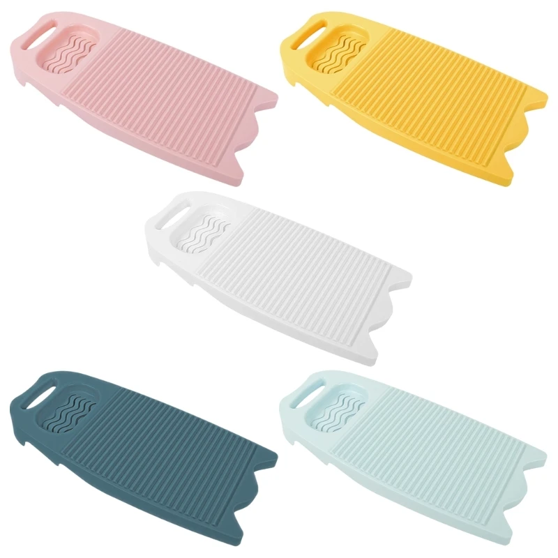 Oversized Hand Wash Board Thickened Plastic Structure Texture Scrubbing Laundry Board Household Cleaning Essential 2PCS X3UC