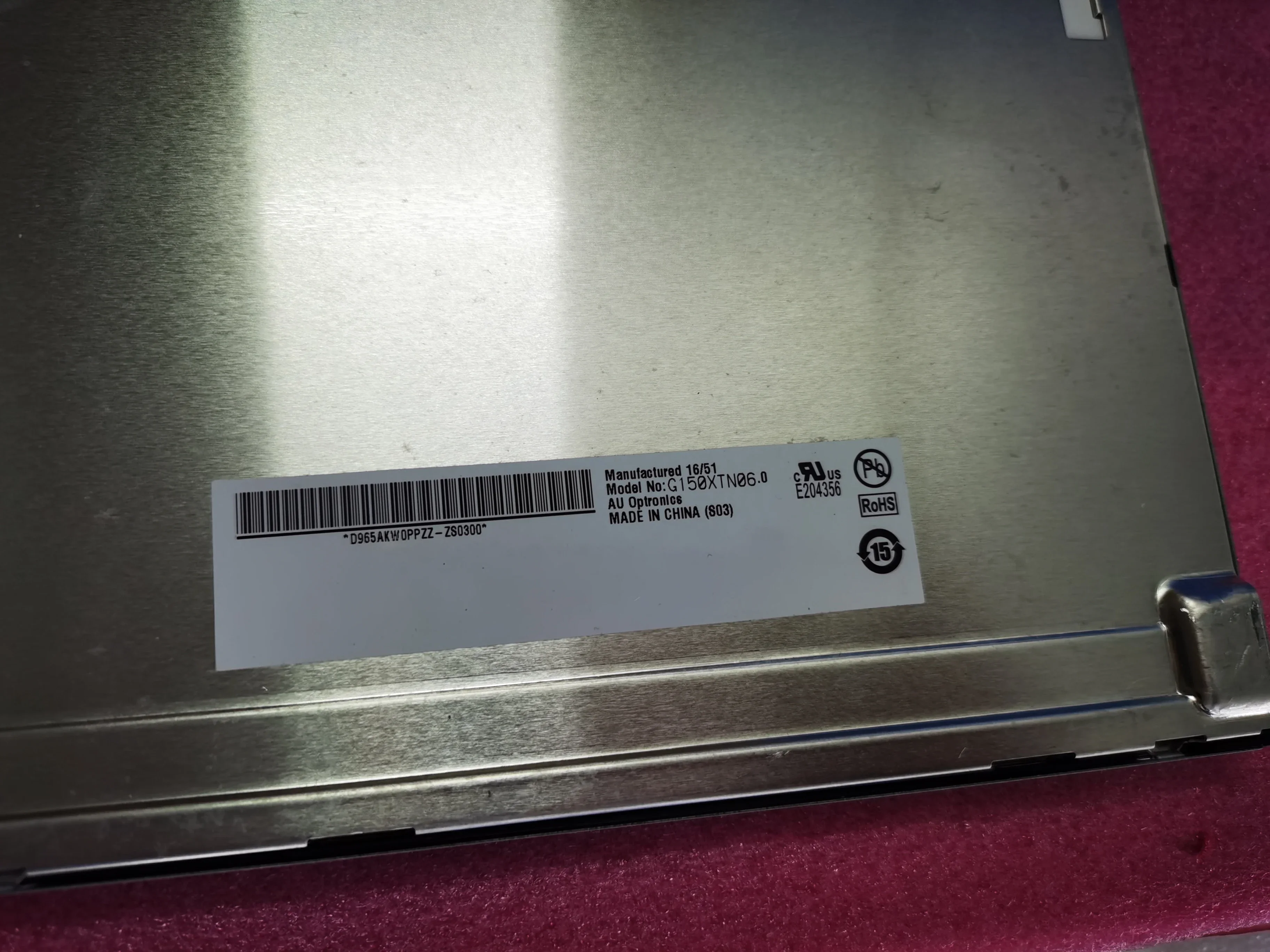 Imagem -02 - Painel de Exibição de Tela Lcd para Tela Industrial Testado e Enviado Original G150xtn6.1 G150xtn03.0 G150xtn03 G150xtn06.0 15 em