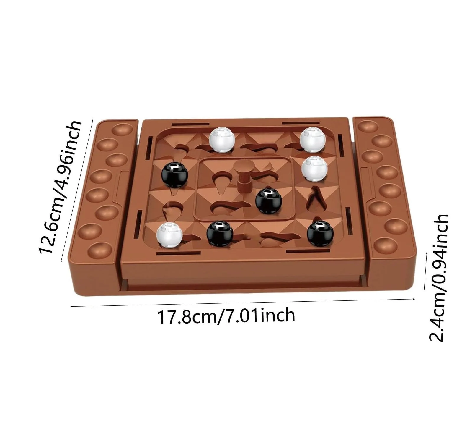 Orbital Logic Chess,One-Click Rotating Track,2 Player Strategy Board Game,Boosts Logic Thinking,Family Interactive Toy Kids Gift view 5