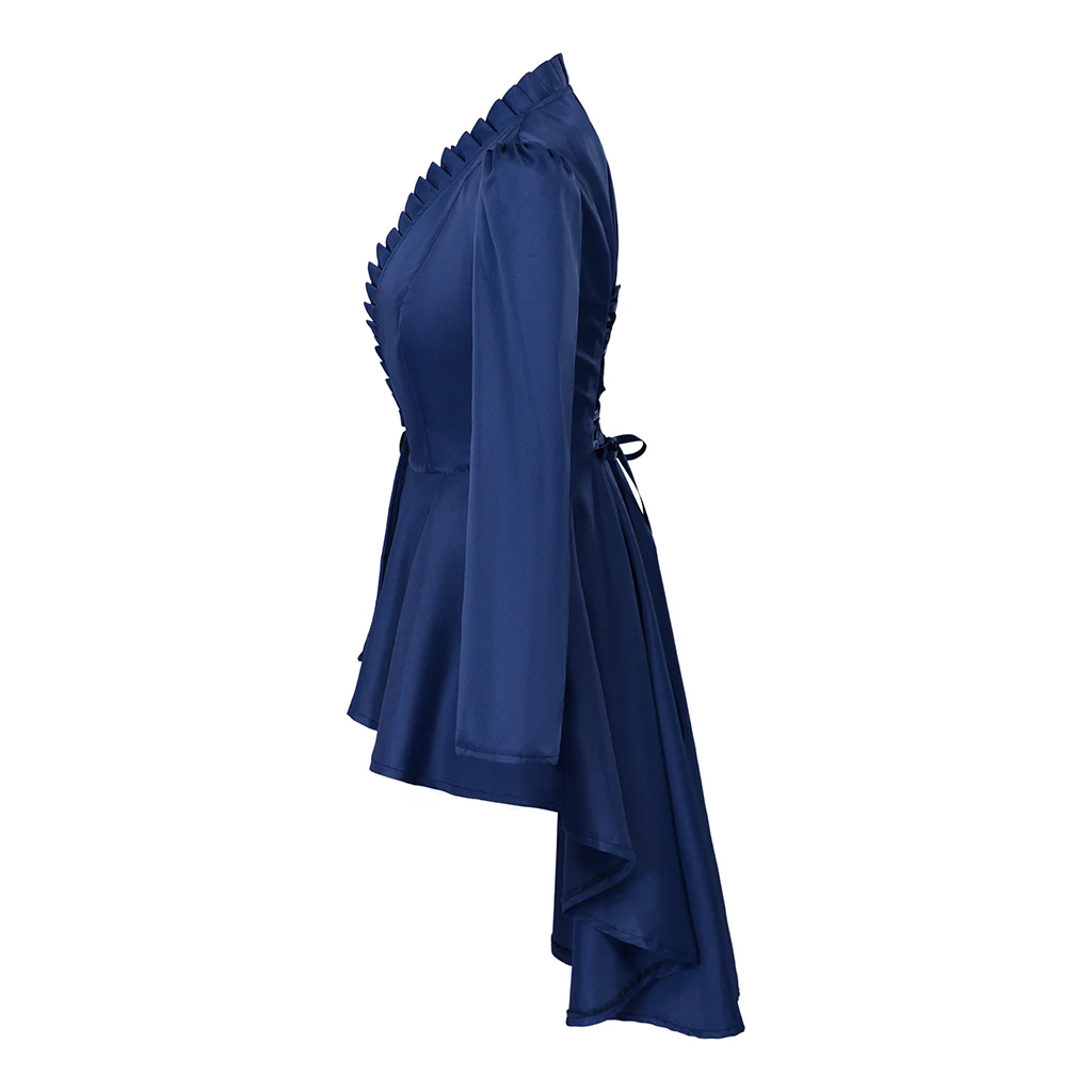 Women\'s Steampunk Victorian Jacket Medieval Renaissance Vintage Gothic Tailcoat Long Sleeve Tuxedo Coat Top