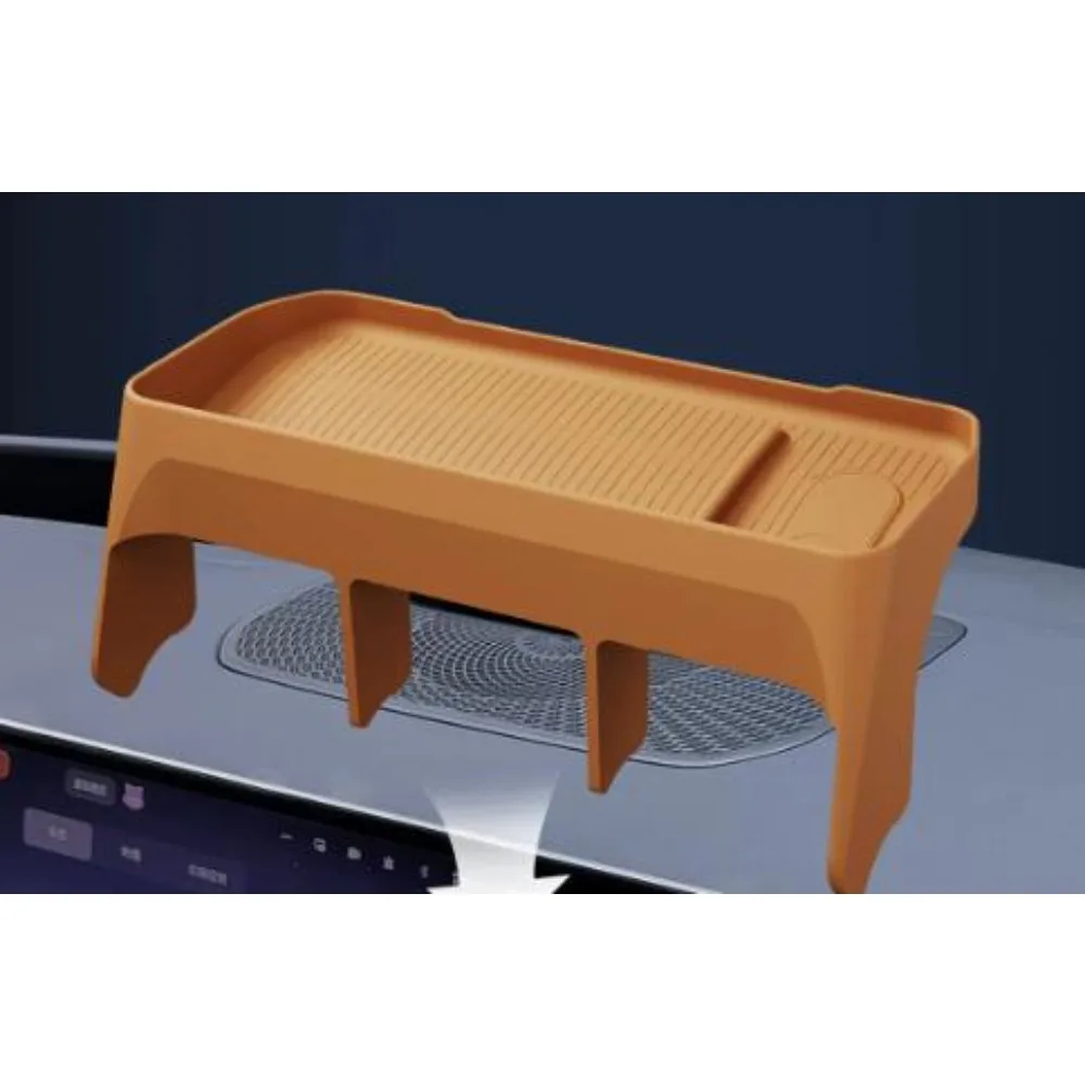 Adhesive-Free Silicone Interior Blue Brown Accessories for Zeekr 9X Storage Compartment Behind Center Console Screen Brand New