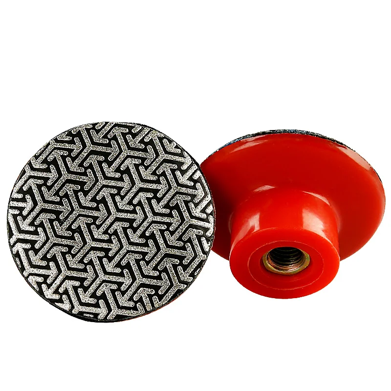 

2inch electroplated diamond polishing pads glass trimming thread5/8-11/M10/M14 small grinding disk stone metal polishing tool