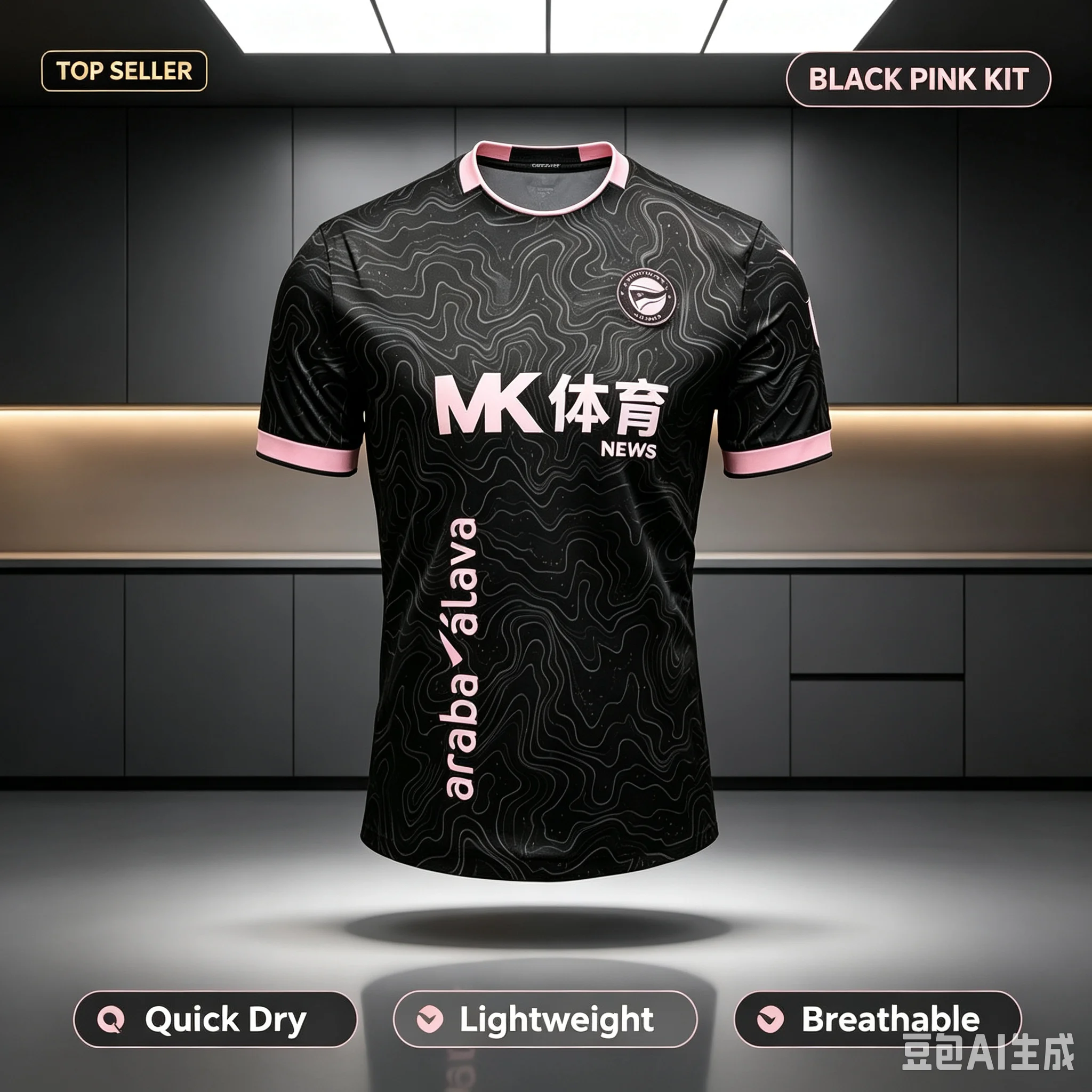 26-27 New Alaves Football Jersey Printed 3D Quick Drying Casual Daily Sports Men's Short Sleeved Top T-shirt Parent-child