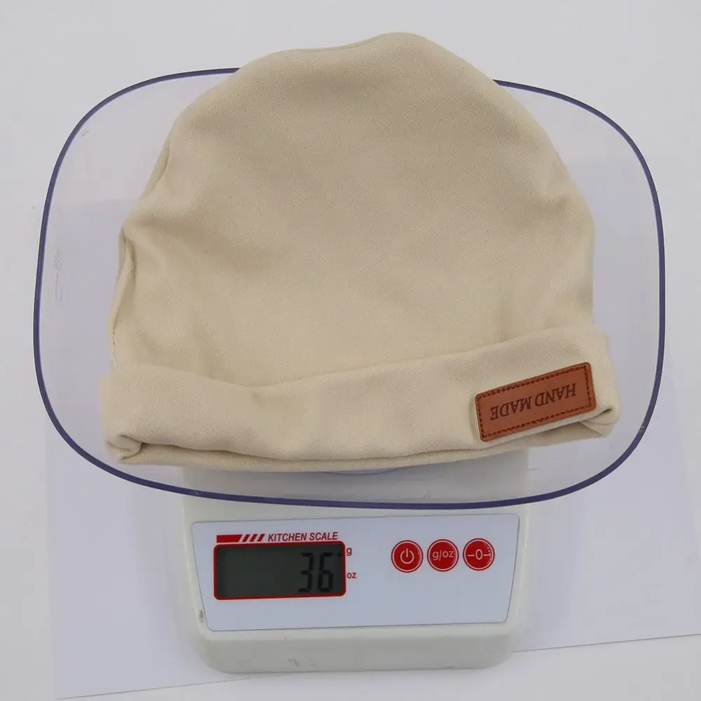 2Pcs/Lot Outdoor Faux Cashmere Turban Hat Scarf Set Leather Stick Double Layers Newborn Caps Soft Warm Bonnets Newborn Use